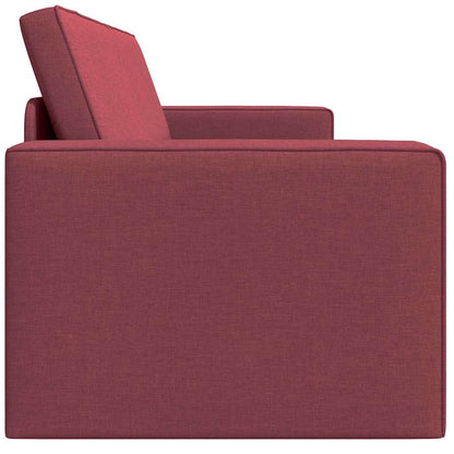 Boden-Sofa-Bett Weinrot 245 x 78 x 77 cm Stoff