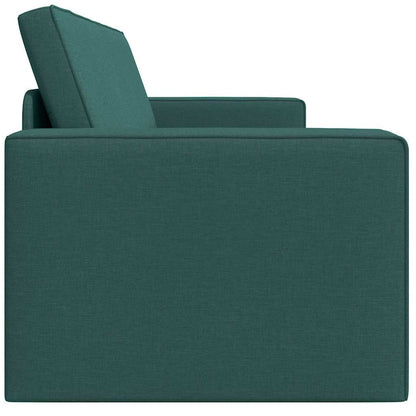 Boden-Sofa-Bett Dunkelgrün 245 x 78 x 77 cm Stoff