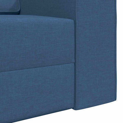 Boden-Sofa-Bett Marineblau 245 x 78 x 77 cm Stoff