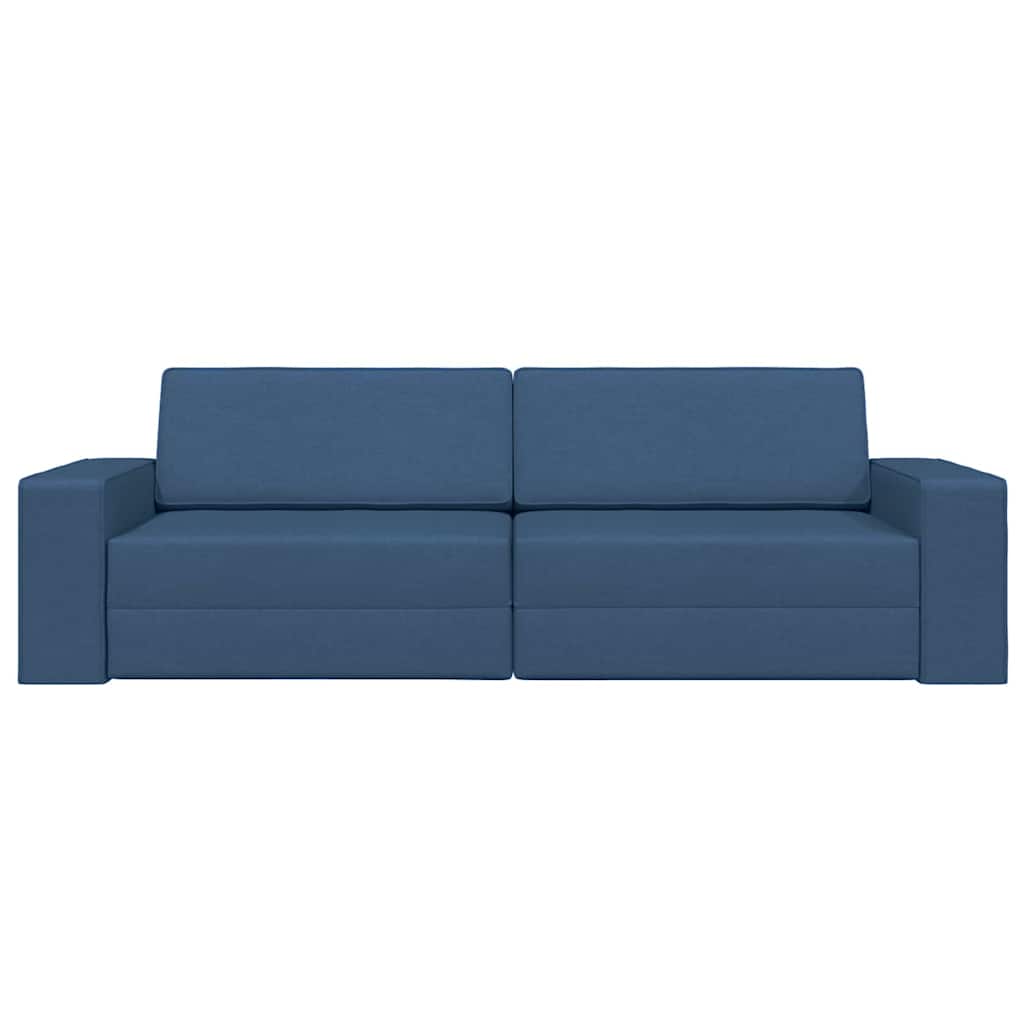 Boden-Sofa-Bett Marineblau 245 x 78 x 77 cm Stoff