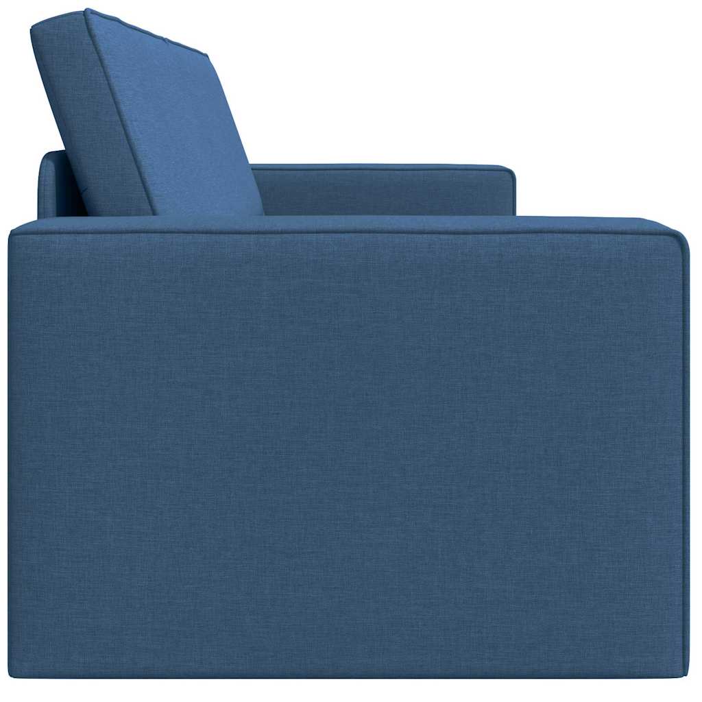 Boden-Sofa-Bett Marineblau 245 x 78 x 77 cm Stoff