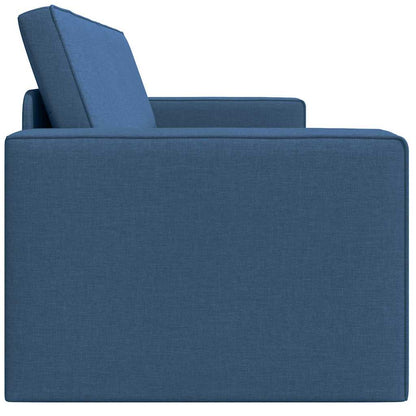 Boden-Sofa-Bett Marineblau 245 x 78 x 77 cm Stoff