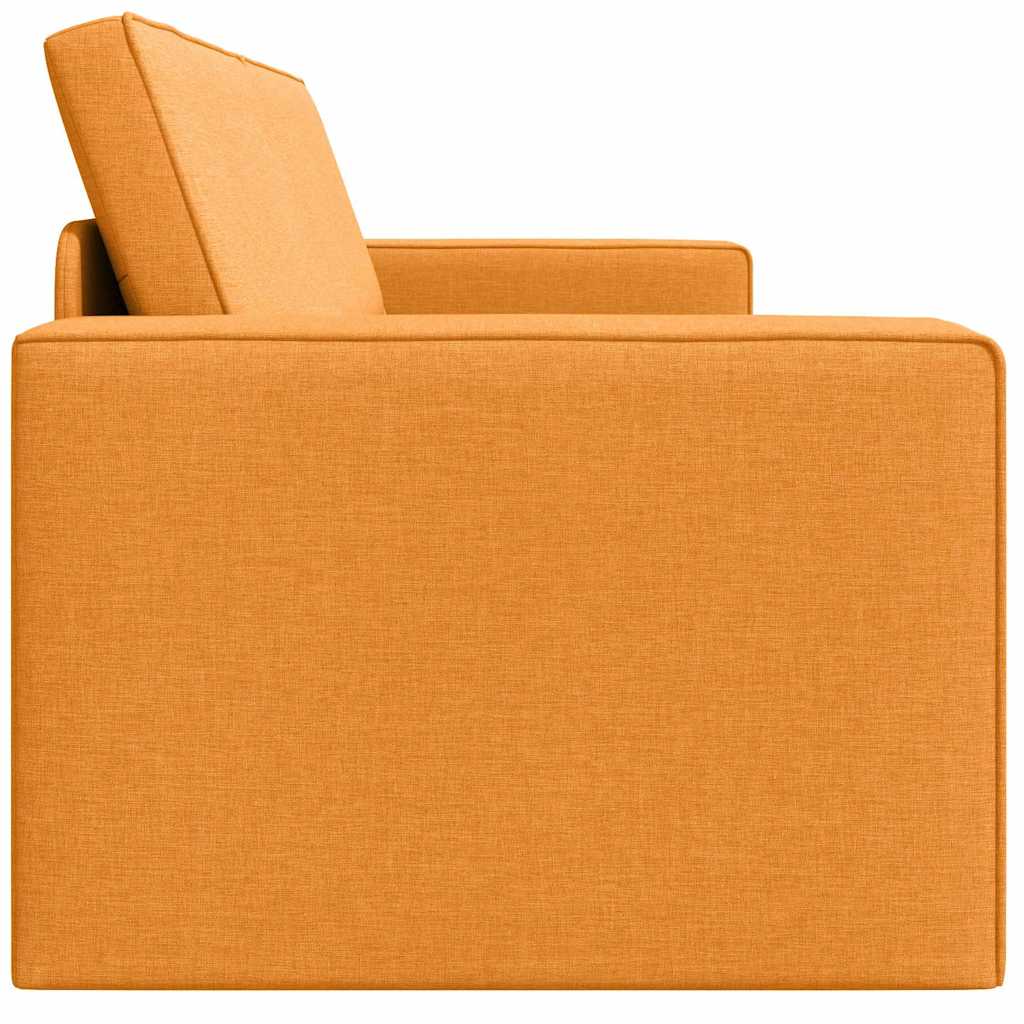 Boden-Sofa-Bett Dunkelgelb 245 x 78 x 77 cm Stoff