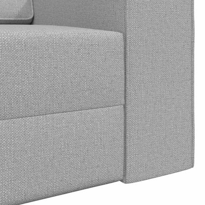 Boden-Sofa-Bett Wolken-Grau 245 x 78 x 77 cm Stoff