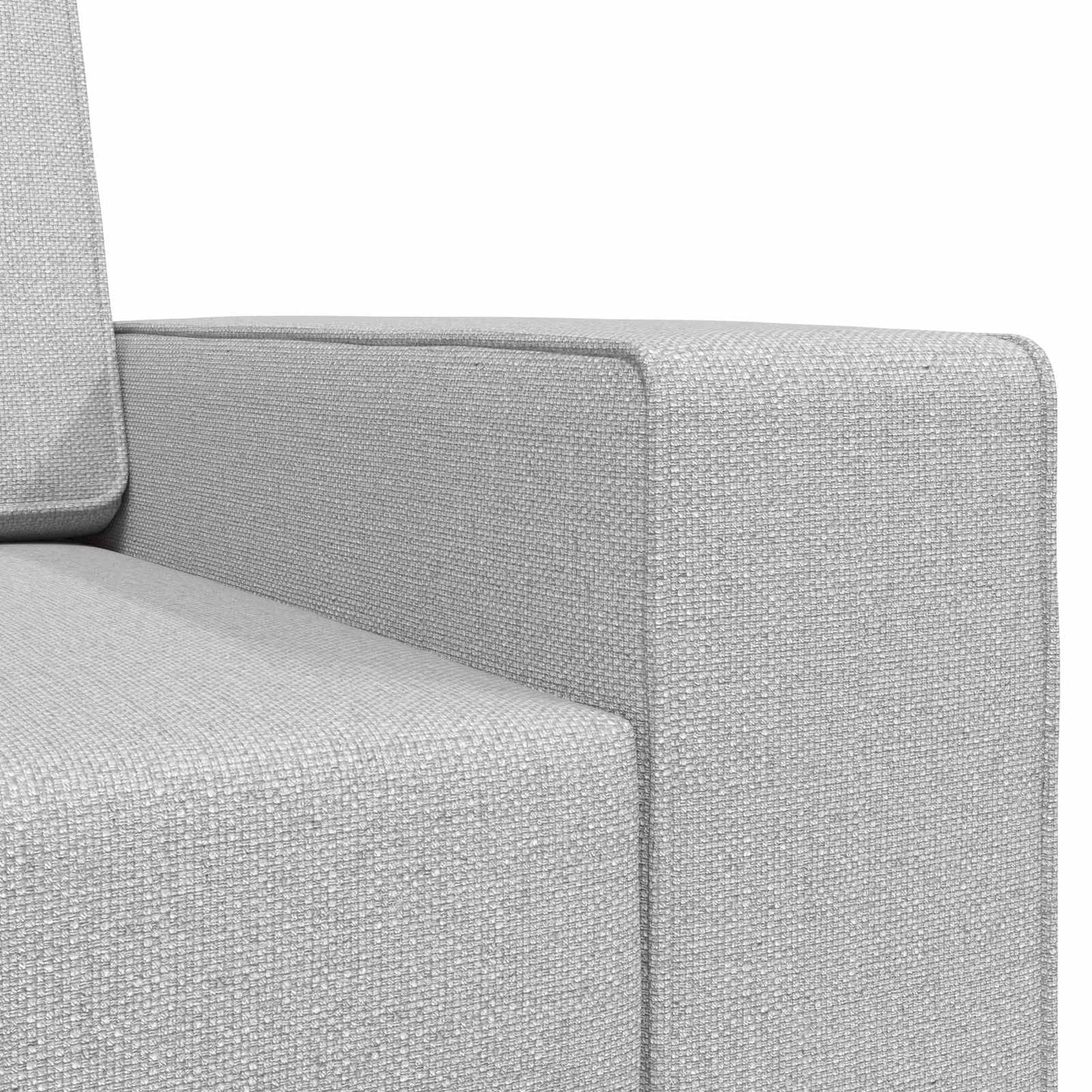 Schlafsofa Wolkengrau 245 x 78 x 77 cm Samt