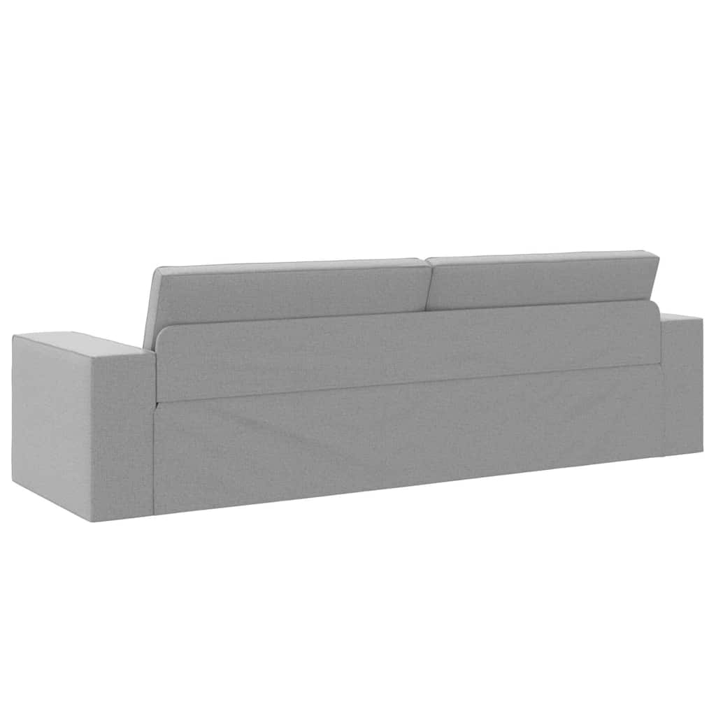 Boden-Sofa-Bett Wolken-Grau 245 x 78 x 77 cm Stoff