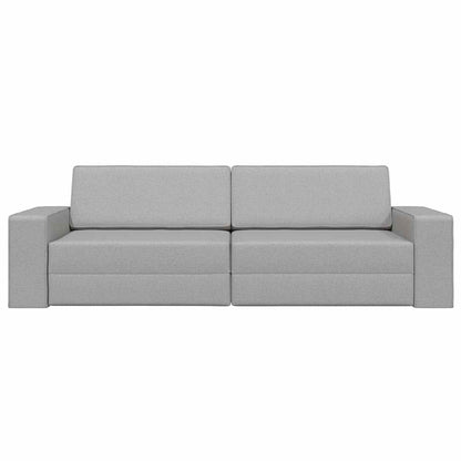Boden-Sofa-Bett Wolken-Grau 245 x 78 x 77 cm Stoff