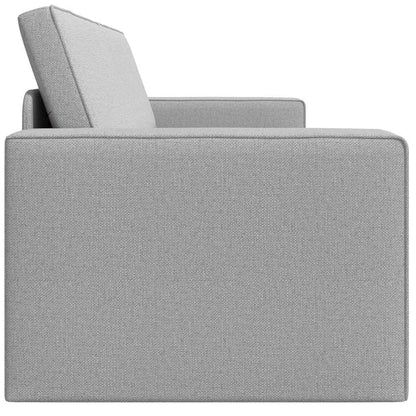 Boden-Sofa-Bett Wolken-Grau 245 x 78 x 77 cm Stoff