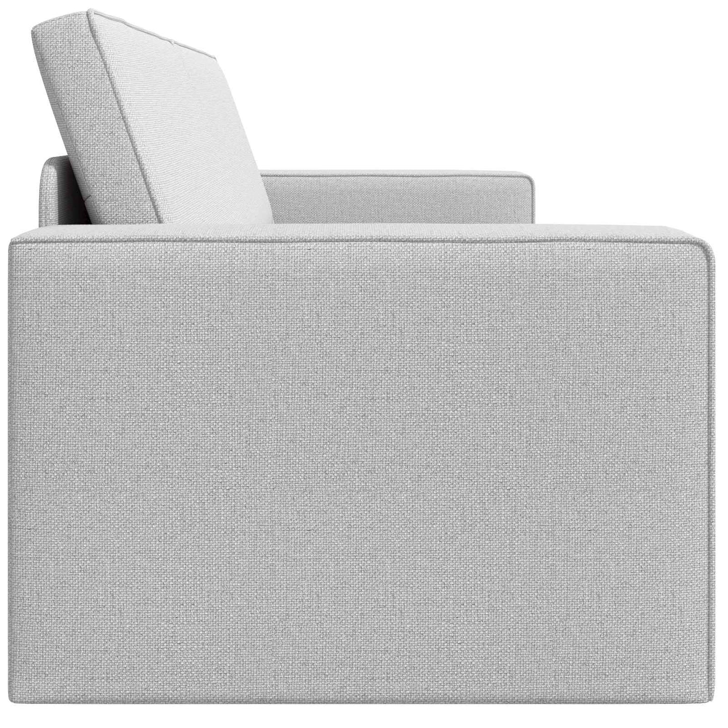 Schlafsofa Wolkengrau 245 x 78 x 77 cm Samt