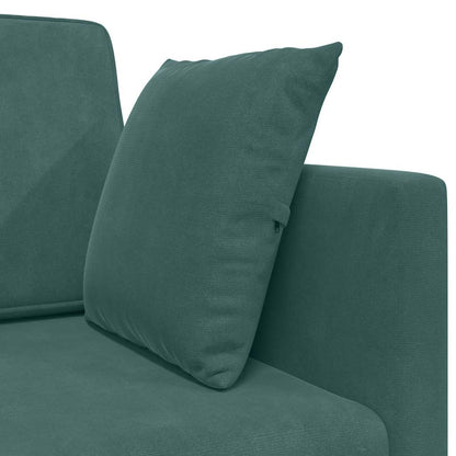 Boden-Sofa-Bett Dunkelgrün 213 x 76 x 77 cm Samt