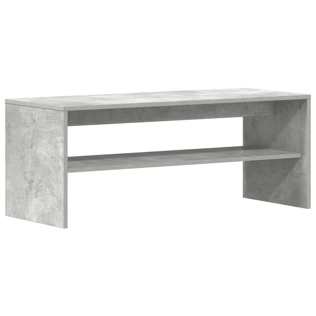 TV-Schrank Betongrau 100x40x40 cm Holzwerkstoff