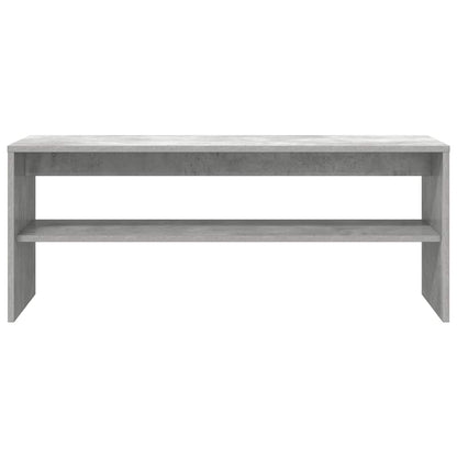 TV-Schrank Betongrau 100x40x40 cm Holzwerkstoff