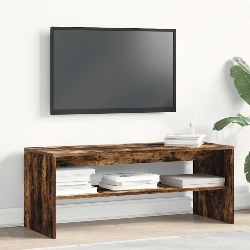 TV-Schrank Räuchereiche 100x40x40 cm Holzwerkstoff