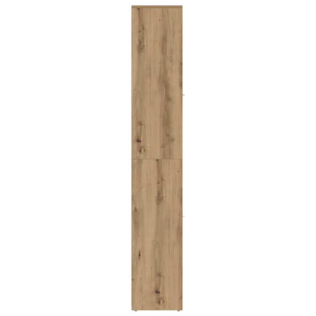 Badschrank Artisan-Eiche 30x30x183,5 cm Holzwerkstoff