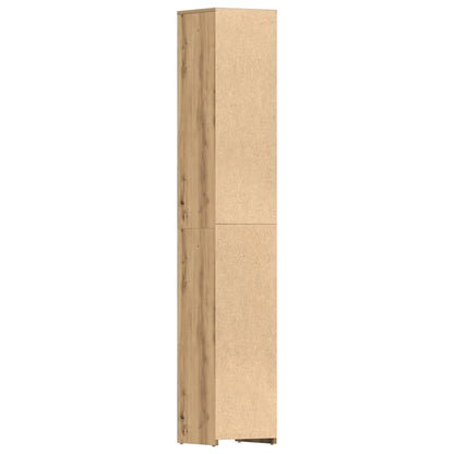 Badschrank Artisan-Eiche 30x30x183,5 cm Holzwerkstoff