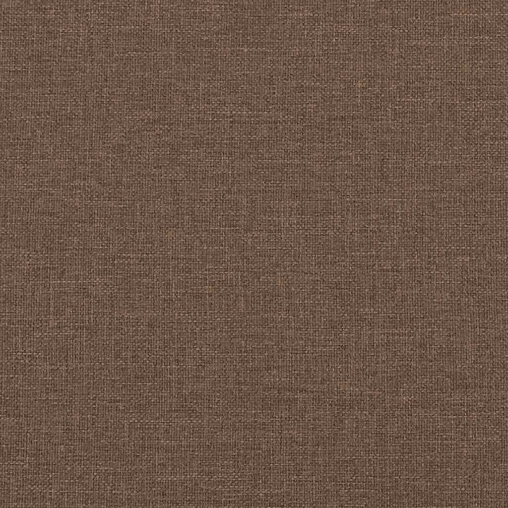 Modulares Sofa ohne Armlehnen Braun 55 cm Stoff