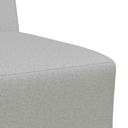 Modulares Sofa ohne Armlehnen Himmelgrau 55 cm Stoff
