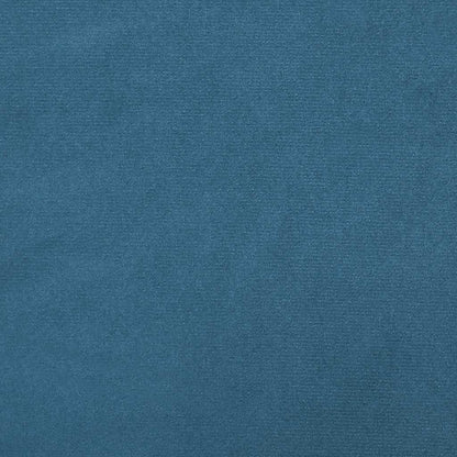 Modulares Sofa ohne Armlehnen Blau 55 cm Samt