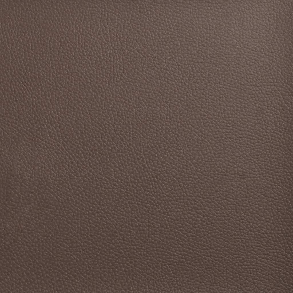 Modulares Sofa ohne Armlehnen Braun 55 cm Kunstleder