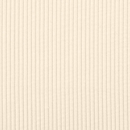 Sofa-Stuhl ohne Armlehnen Creme 55 cm Cordstoff