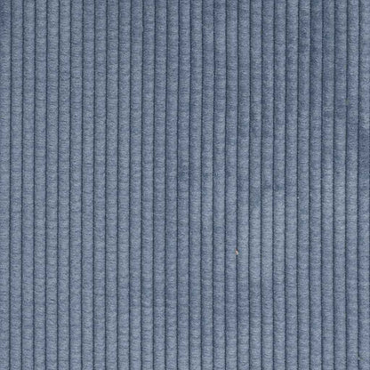 Sofa-Stuhl ohne Armlehnen Blau 55 cm Cordstoff
