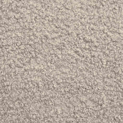 Modulares Sofa ohne Armlehnen Hellgrau 55 cm Gelockter Wollstoff