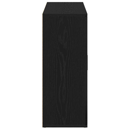 Sideboard Schwarze Eiche 91 x 29,5 x 75 cm Holzwerkstoff