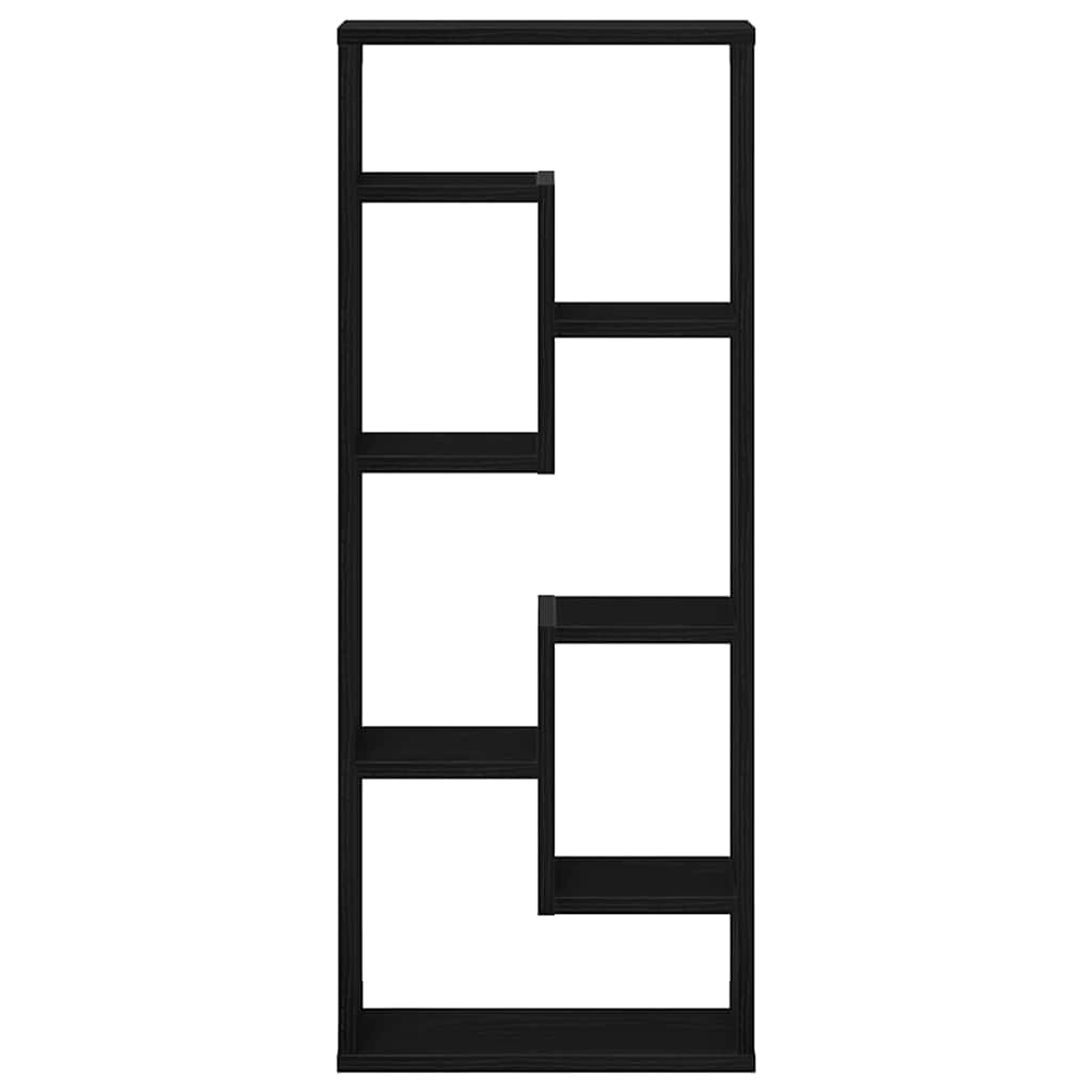 Wandregal Schwarze Eiche 36 x 16 x 90 cm Holzwerkstoff