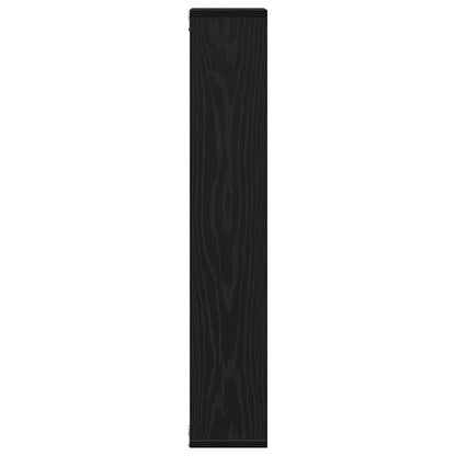 Wandregal Schwarze Eiche 36 x 16 x 90 cm Holzwerkstoff