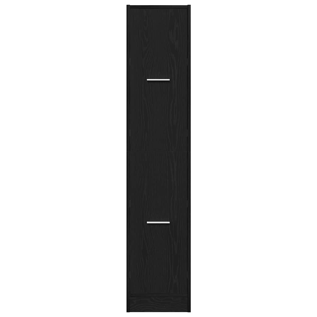 Apothekerschrank Schwarze Eiche 30 x 41 x 144,5 cm Holzwerkstoff