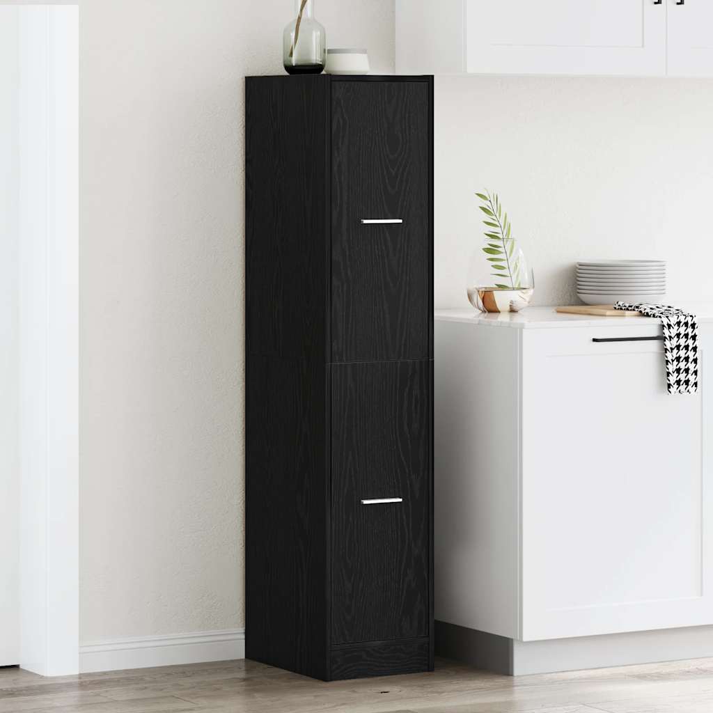 Apothekerschrank Schwarze Eiche 30 x 41 x 144,5 cm Holzwerkstoff
