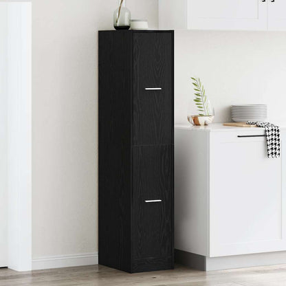 Apothekerschrank Schwarze Eiche 30 x 41 x 144,5 cm Holzwerkstoff
