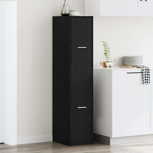 Apothekerschrank Schwarze Eiche 30 x 41 x 144,5 cm Holzwerkstoff