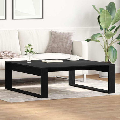 Couchtisch Schwarz Eichen-Optik 100 x 100 x 35 cm Holzwerkstoff