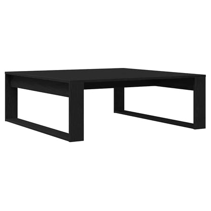 Couchtisch Schwarz Eichen-Optik 100 x 100 x 35 cm Holzwerkstoff