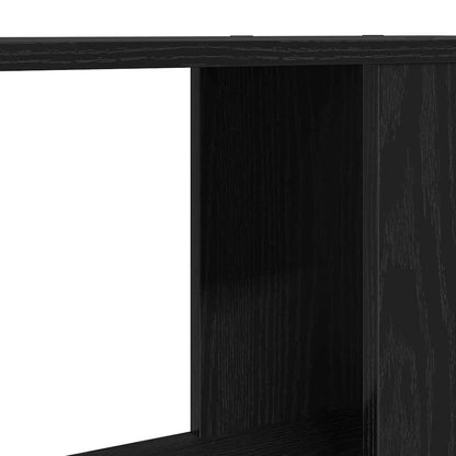 TV-Schrank Schwarz Eichen-Optik 60x24x32 cm Holzwerkstoff
