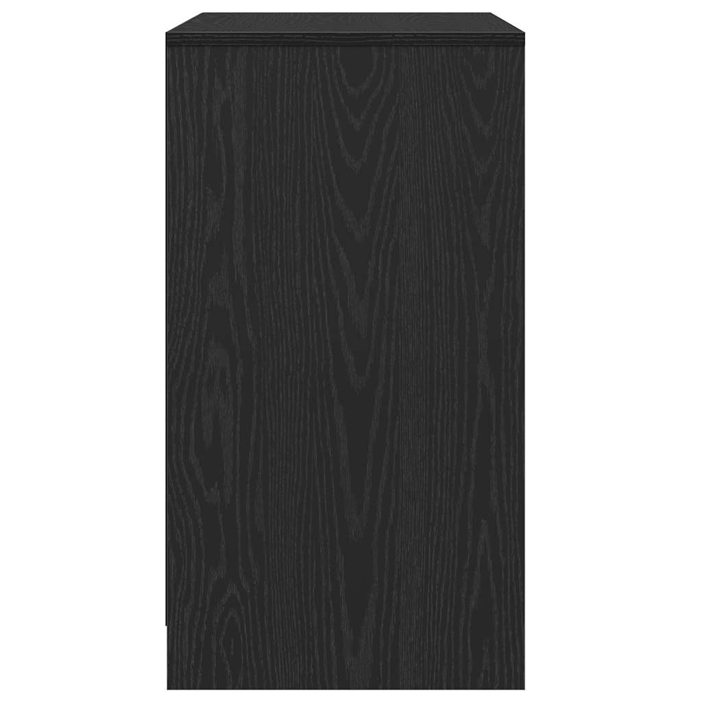 Sideboard Schwarze Eiche 70 x 41 x 75 cm Holzwerkstoff