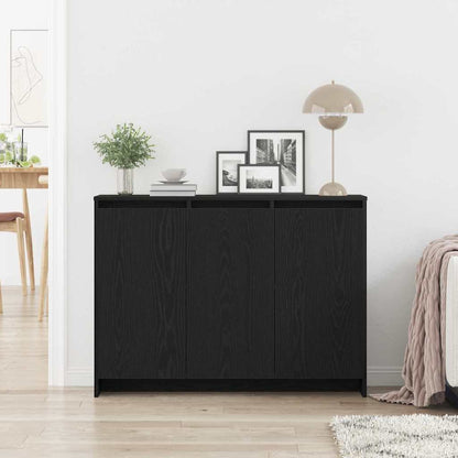 Sideboard Schwarz 102 x 33 x 75 cm Holzwerkstoff