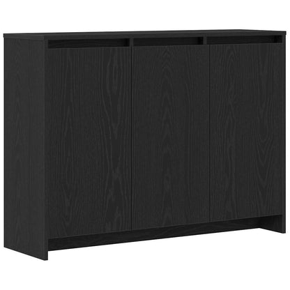 Sideboard Schwarz 102 x 33 x 75 cm Holzwerkstoff
