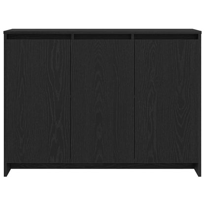 Sideboard Schwarz 102 x 33 x 75 cm Holzwerkstoff
