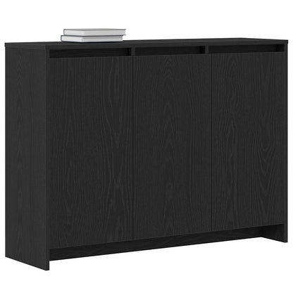 Sideboard Schwarz 102 x 33 x 75 cm Holzwerkstoff