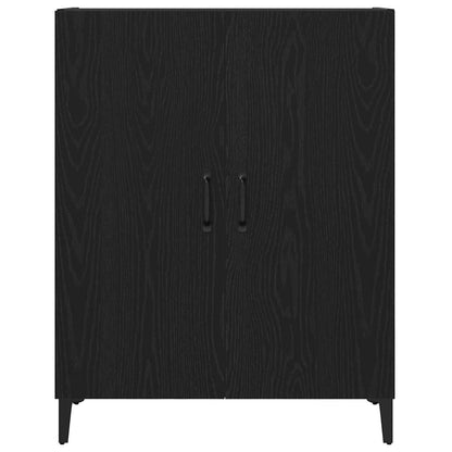 Sideboard Schwarz Eichen-Optik 69,5x34x90 cm Holzwerkstoff