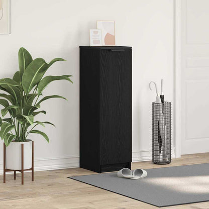 Schuhschrank Schwarze Eiche 29.5 x 35 x 101 cm Holzwerkstoff