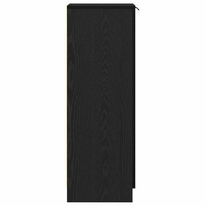 Schuhschrank Schwarze Eiche 29.5 x 35 x 101 cm Holzwerkstoff