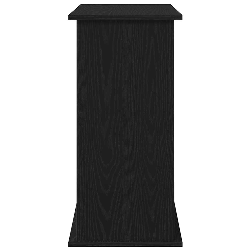 Aquariumständer Schwarz Eichen-Optik 81x36x73 cm Holzwerkstoff