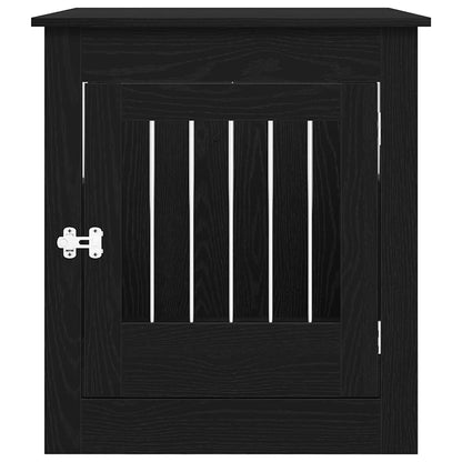 Hundebox Möbel Schwarze Eiche 80x64,5x71 cm Holzwerkstoff
