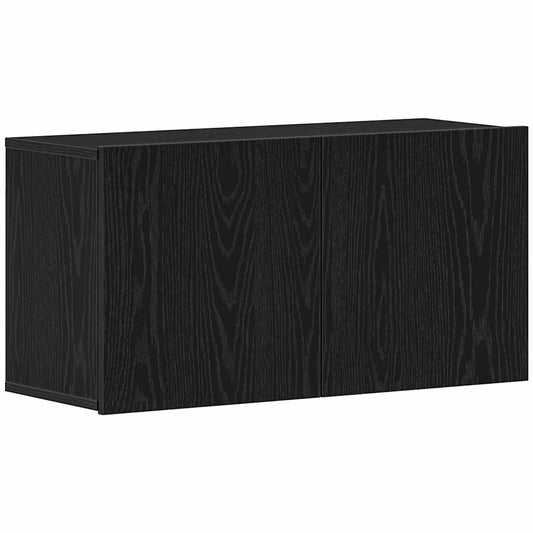 TV-Schrank Schwarze Eiche 80 x 30 x 41 cm Holzwerkstoff