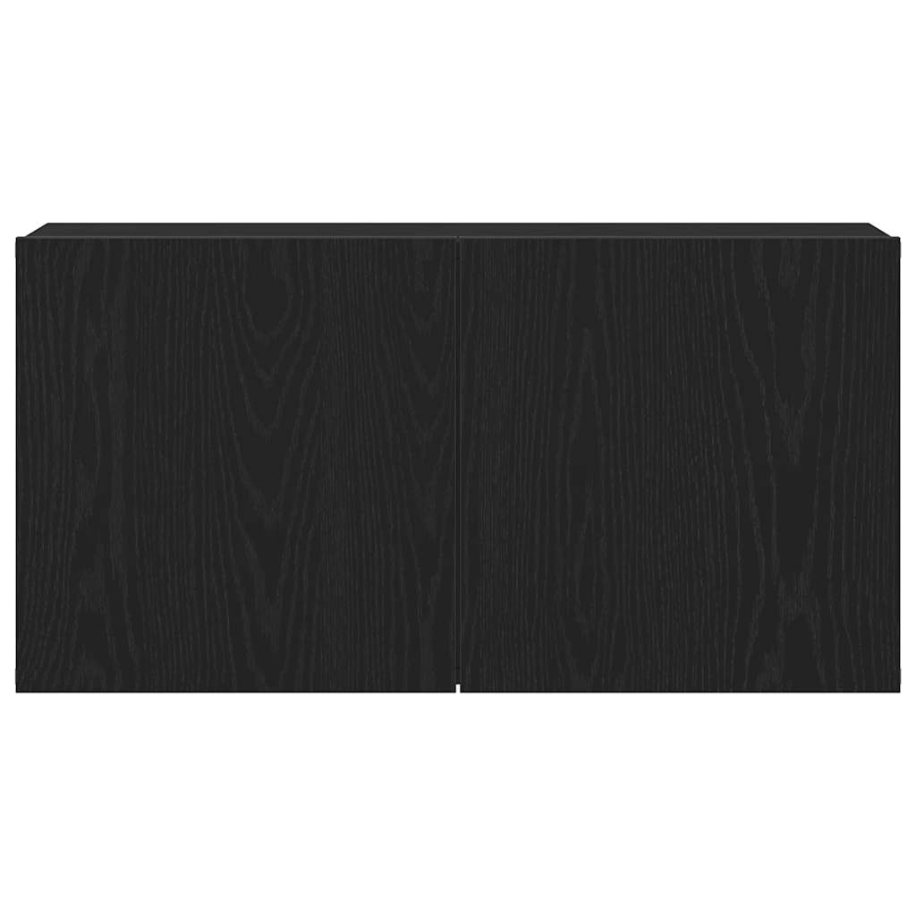 TV-Schrank Schwarze Eiche 80 x 30 x 41 cm Holzwerkstoff