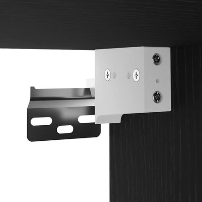 TV-Schrankset Schwarz Eichen-Optik 30,5 x 30 x 102 cm