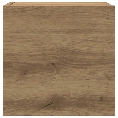 8-tlg. TV-Schrank-Set Wandmontage Artisan-Eiche Holzwerkstoff